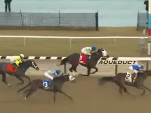 Shagaf (2) catches Laoban (1) at the wire, with Adventist (3) rounding out the trifecta.