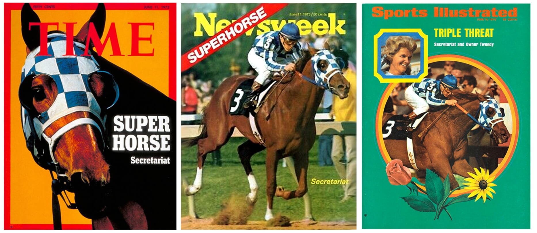 secretariat in magazine covers after winning triple crown
